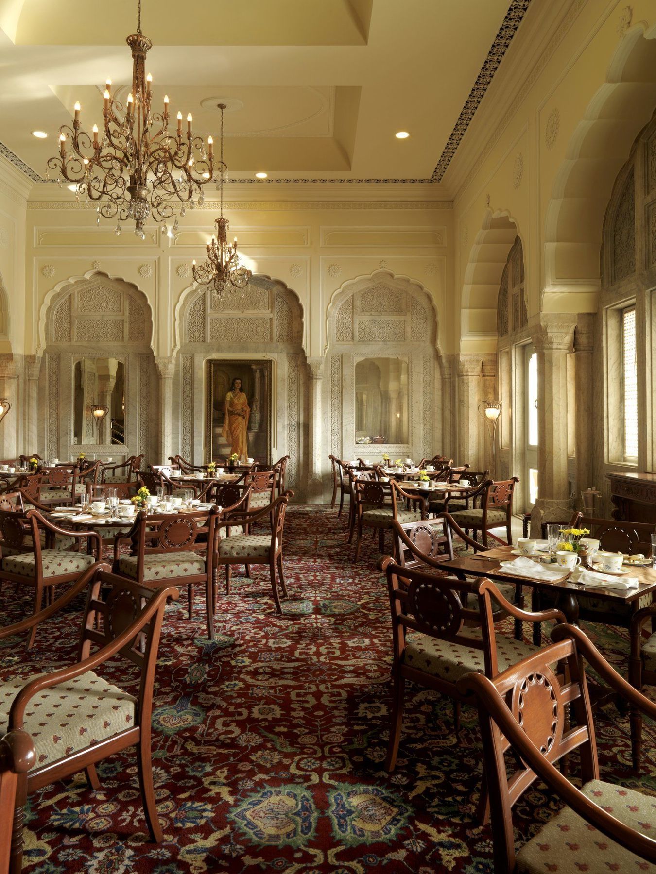 Rambagh Palace Divisione di Divisione di Jaipur Ristorante foto